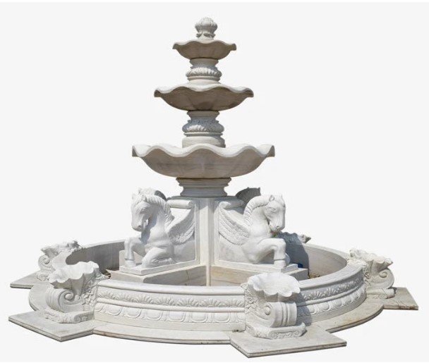 Aesthetic Four-Tier Fountain