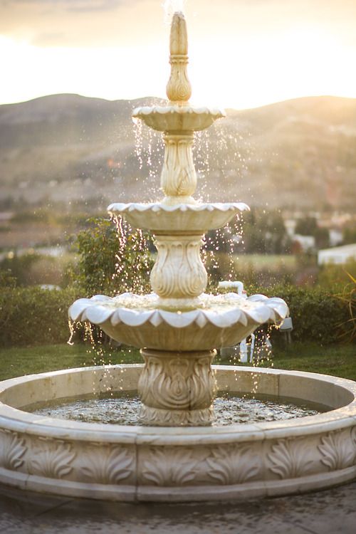 Serene Outdoor Fountain